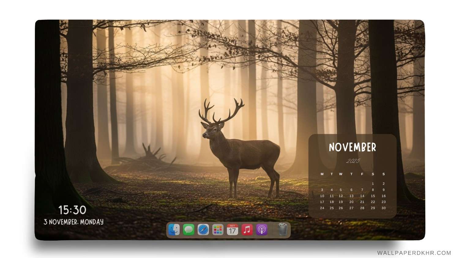 November 2025 Desktop Wallpaper