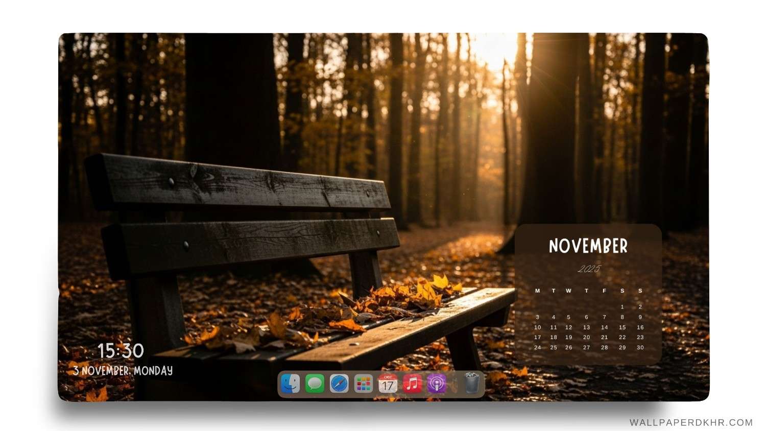 November wallpaper 2025