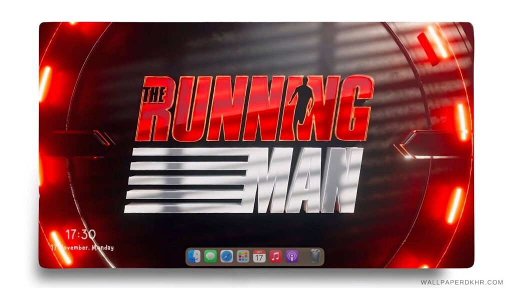 The Running Man Wallpaper - Glen Powell & Colman