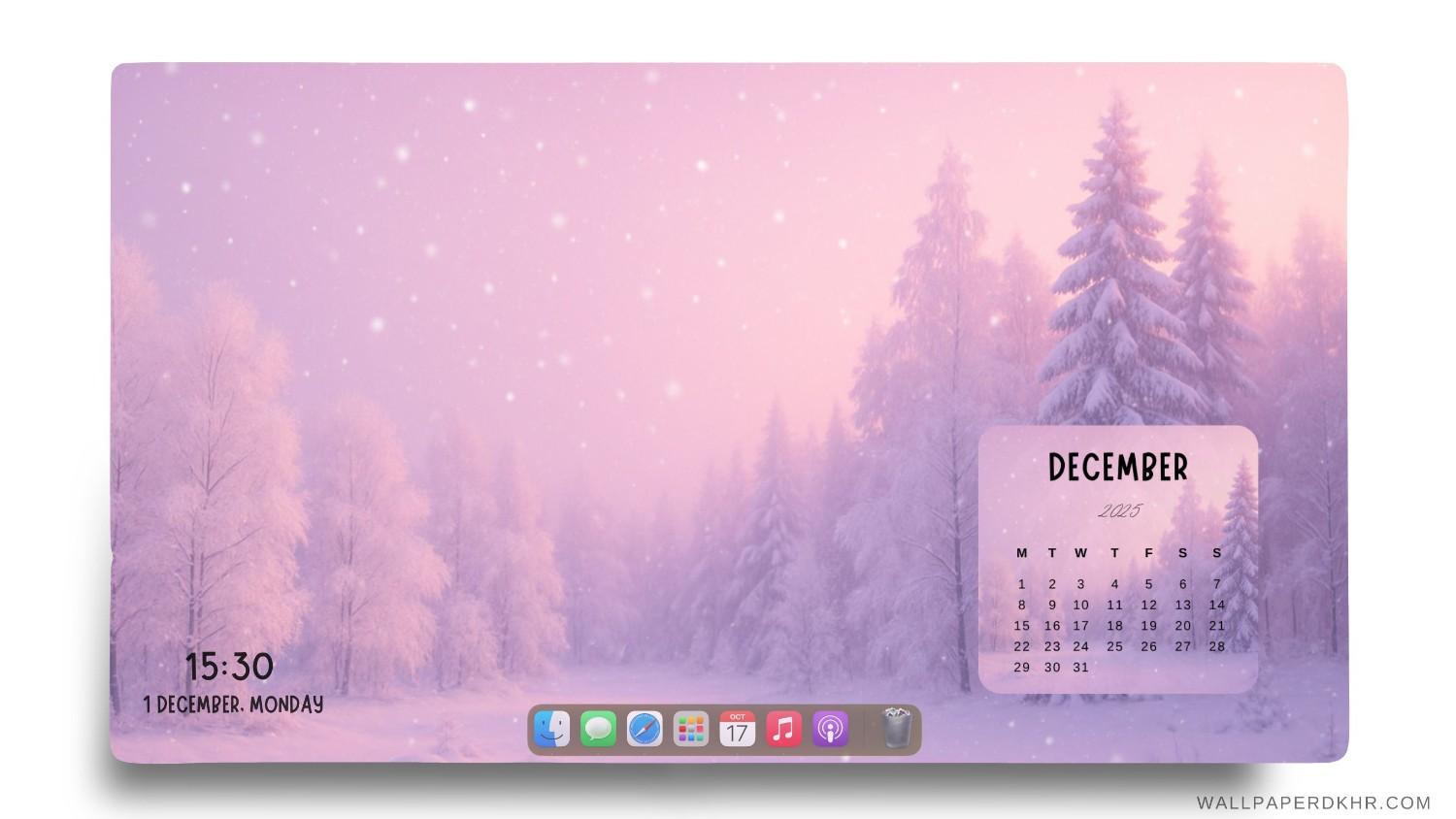 December 2025 Desktop Wallpaper