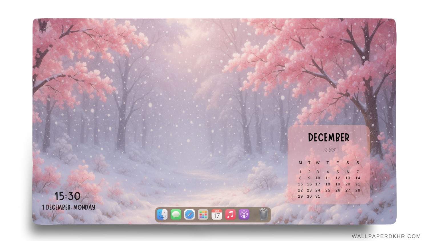 December 2025 Desktop Wallpaper