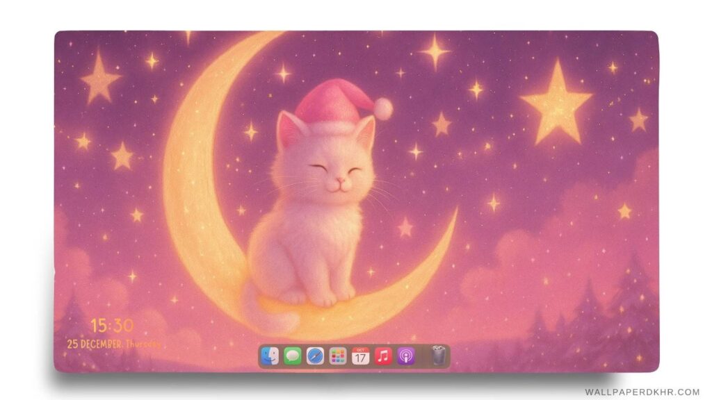 Pink Christmas Wallpaper