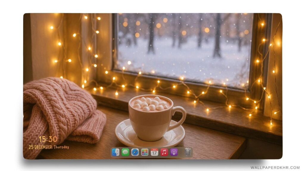 Pink Christmas Wallpaper 