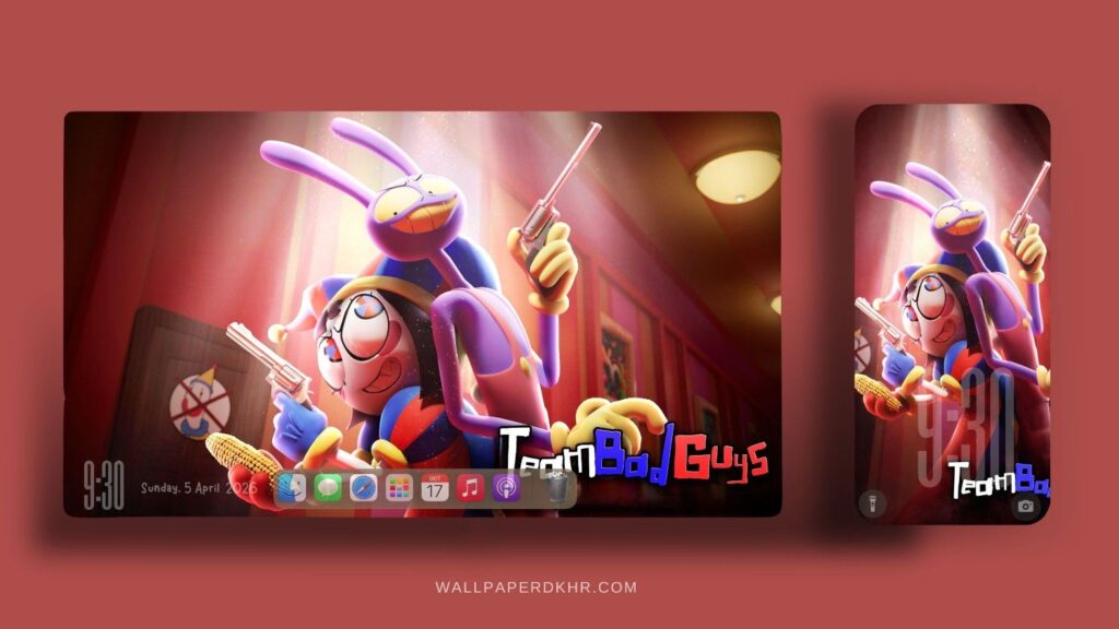 digital circus wallpaper pc