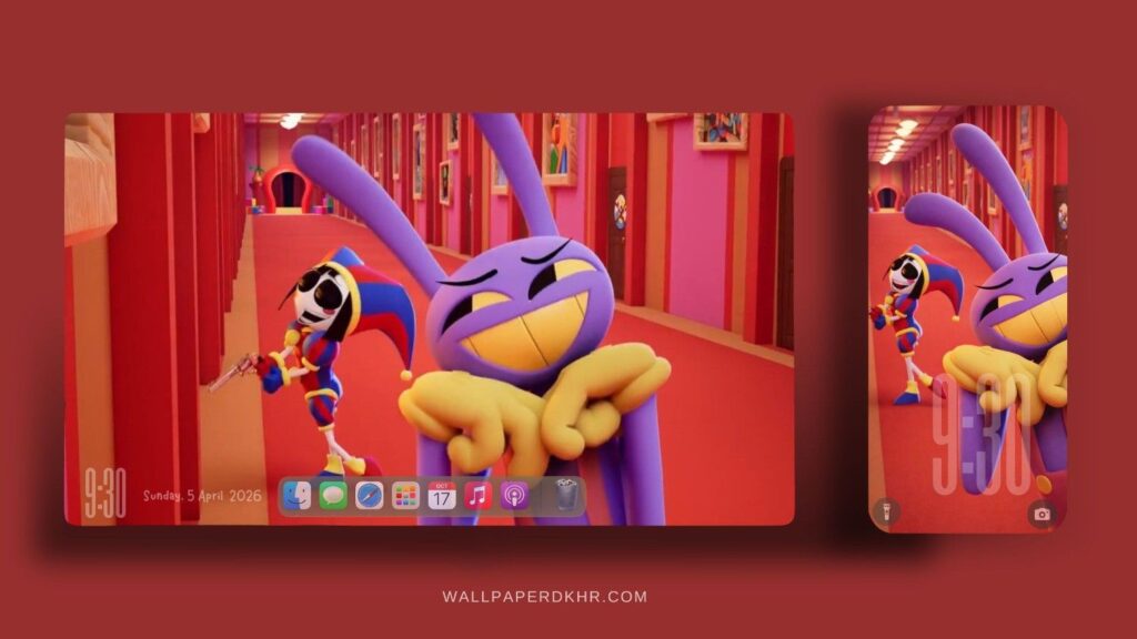 the amazing digital circus wallpaper 4k