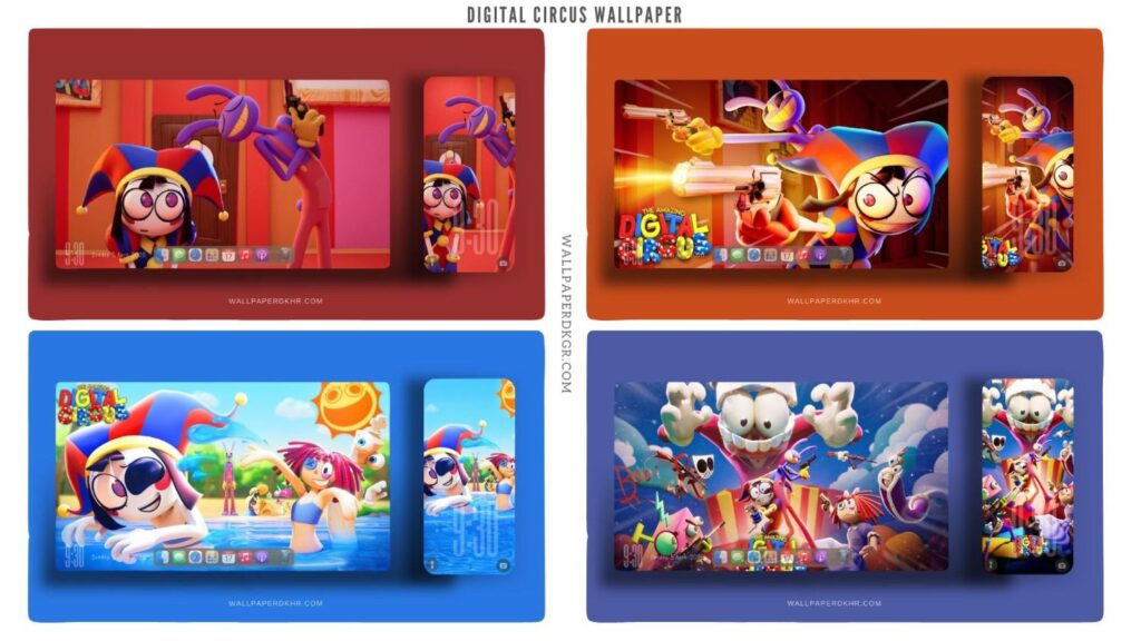 Digital Circus Wallpaper PC & iPhone - 4K HD