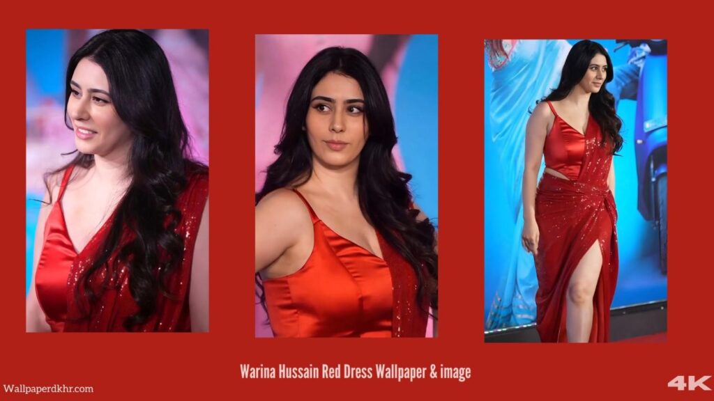 Warina Hussain Red Dress Wallpaper & image