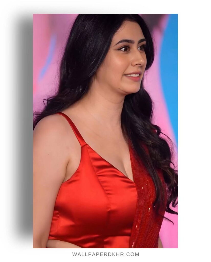 Warina Hussain Red Dress Wallpaper & image