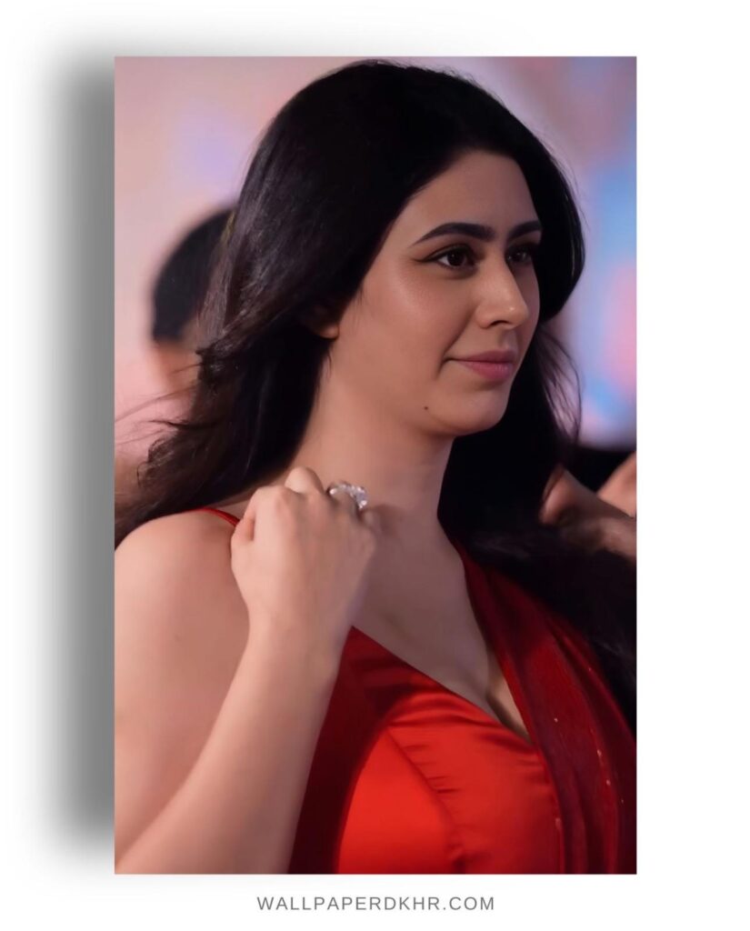 Warina Hussain Red Dress Wallpaper & image