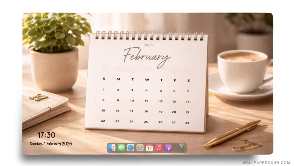 February 2026 Desktop Wallpaper