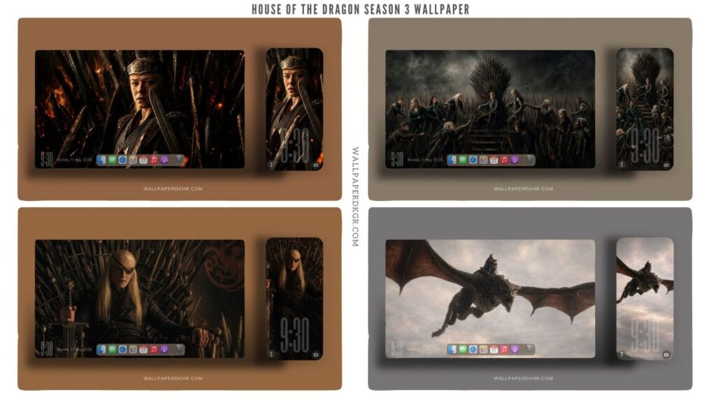 House of the Dragon Season 3 Wallpaper - iPhone & PC