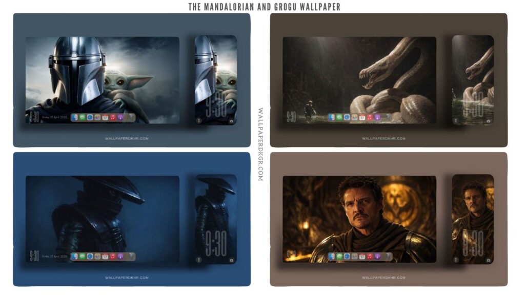 The Mandalorian and Grogu Wallpaper 4K PC & Phone - Star Wars