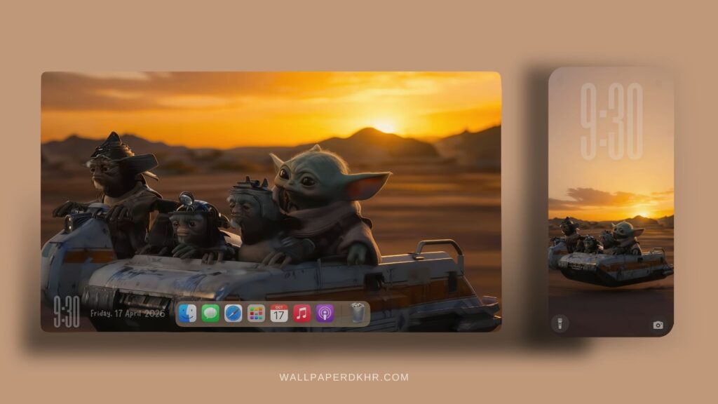 he Mandalorian and Grogu Wallpaper 