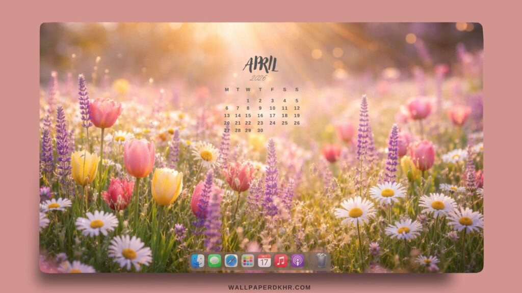 April 2026 Desktop wallpaper