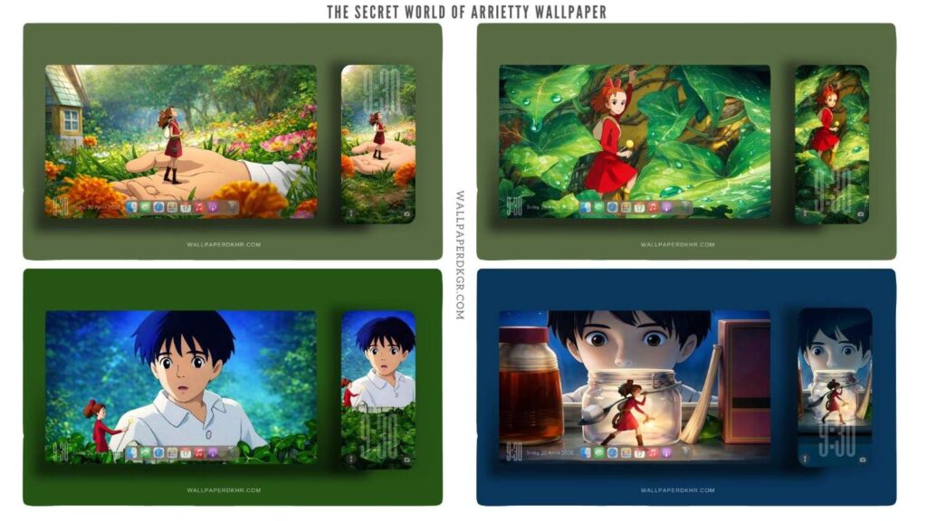 The Secret World of Arrietty Wallpaper 4K HD - PC & iPhone