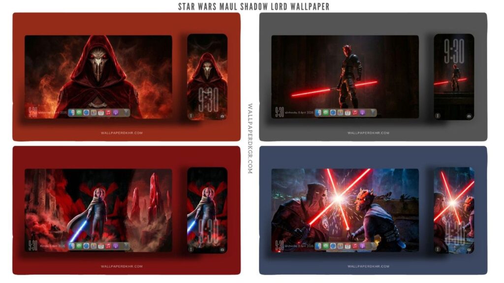 Star Wars Maul Shadow Lord Wallpaper 4K - PC & iPhone