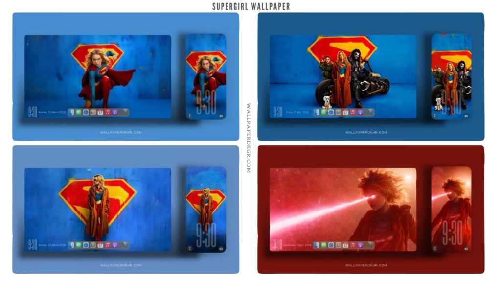 Supergirl Wallpaper 4K HD iPhone & PC