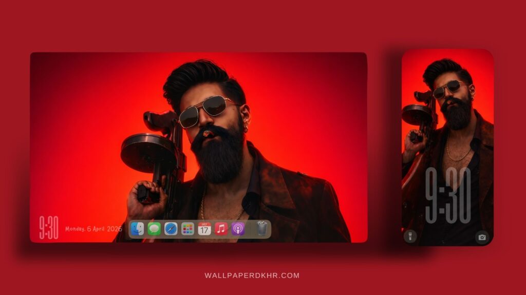Toxic Movie Wallpaper 4K Yash